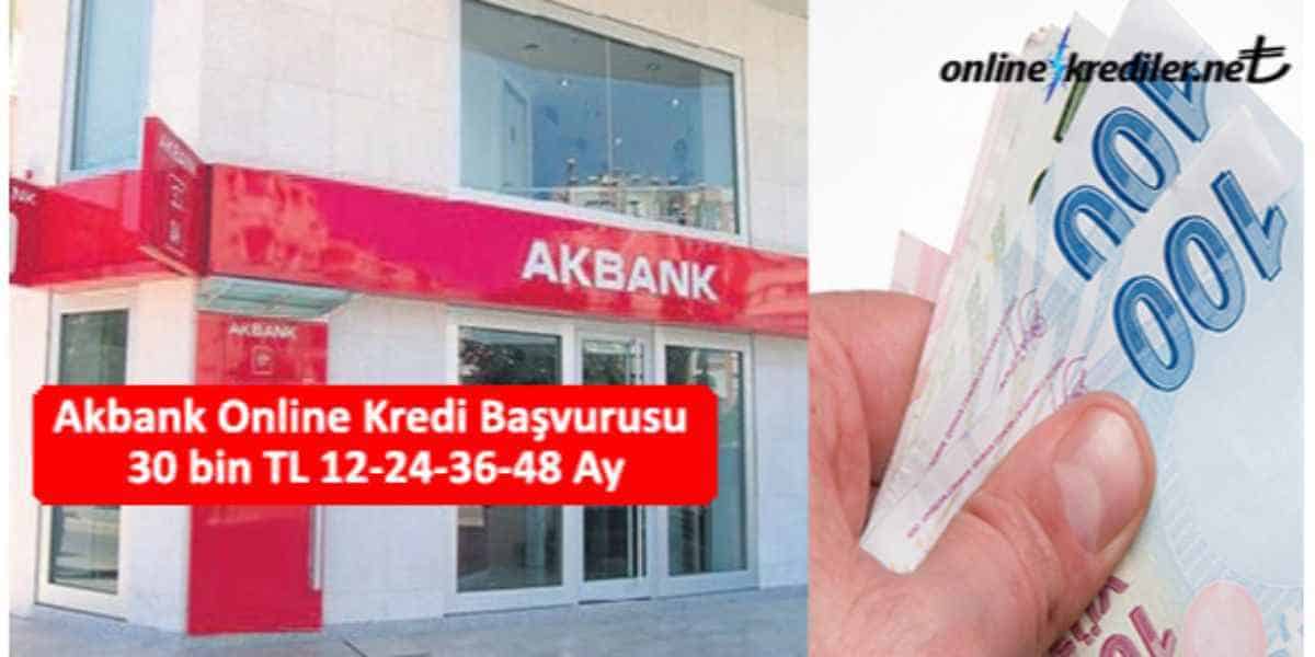 Akbank Online Kredi Ba Vurusu Bin Tl Ay Ubeye Gitmeden