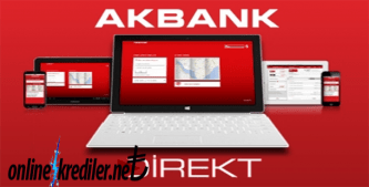 Akbank Direkt İnternet Bankacılığı ile Şubesiz Kredi Başvurusu
