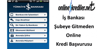 İş Bankası Şubeye Gitmeden Online Kredi Başvurusu Nasıl Yapılır