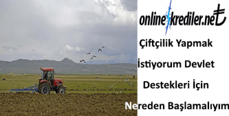 Çiftçilik Yapmak İstiyorum Devlet Destekleri İçin Nereden Başlamalıyım