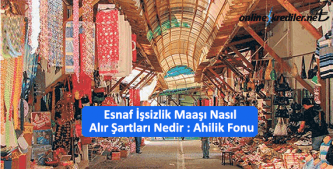 esnaf işsizlik maaşı
