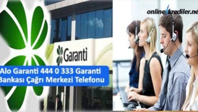Photo of Alo Garanti 444 0 333 Garanti Bankası Çağrı Merkezi Telefonu