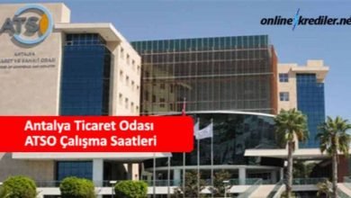 Photo of Antalya Ticaret Odası ATSO Çalışma Saatleri Kaçtan Kaça