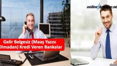 Photo of Gelir Belgesiz Maaş Yazısız Kredi Veren Bankalar 2021