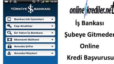 Photo of İş Bankası Şubeye Gitmeden Online Kredi Başvurusu