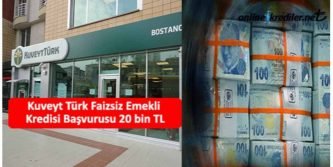faizsiz emekli kredisi kuveyt türk