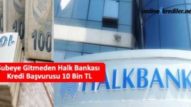 Photo of Şubeye Gitmeden Halk Bankası Kredi Başvurusu 10 Bin TL