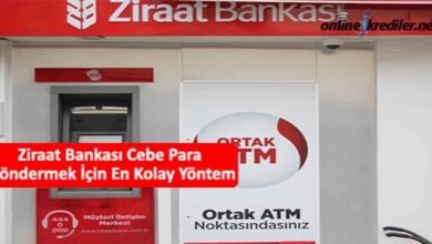 Photo of Ziraat Bankası Cebe Para Göndermek İçin En Kolay Yöntem