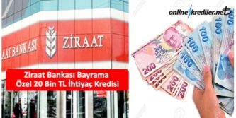 ziraat bankası 20 bin tl bayram kredisi